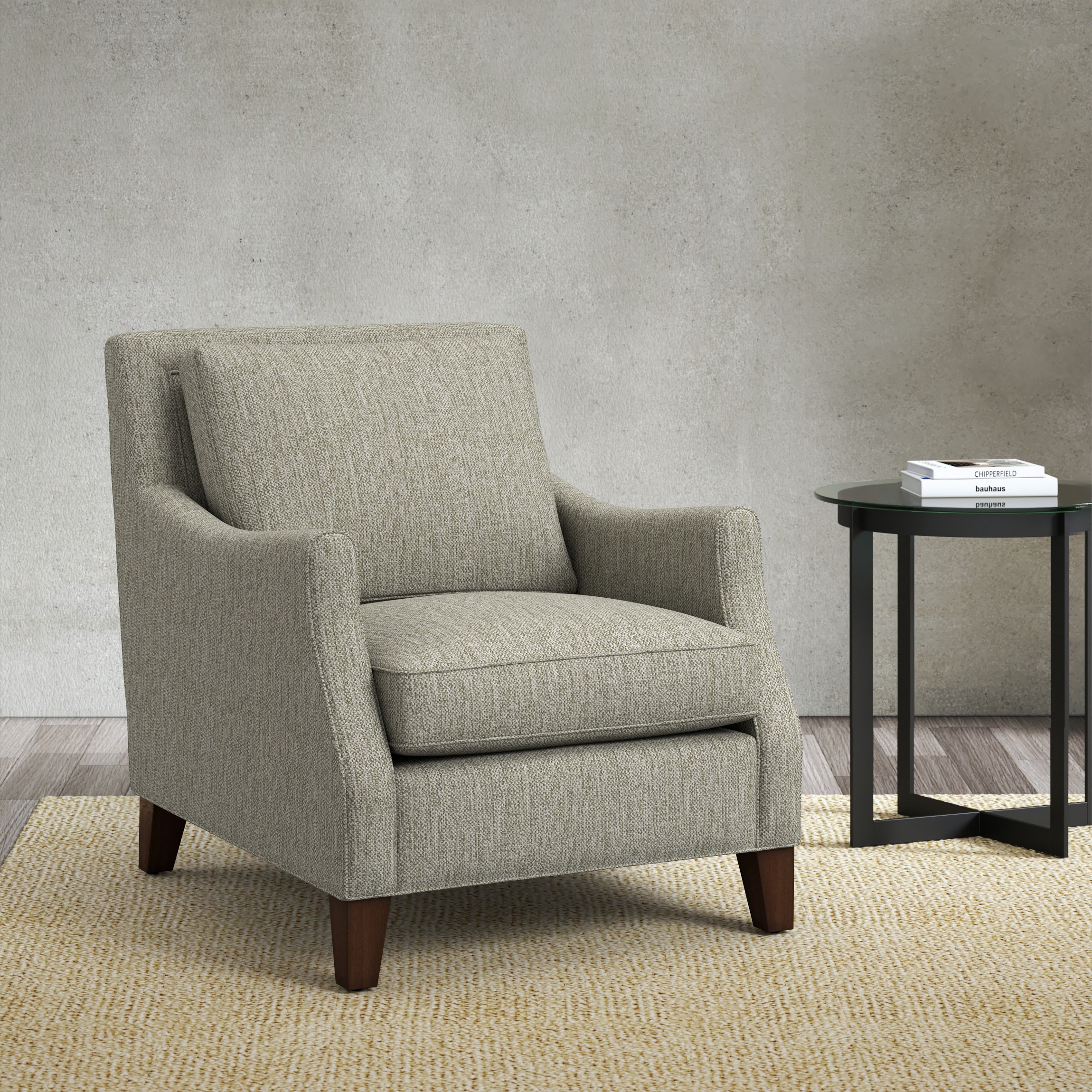 Morgan Chair in 100 Performance Linen Fabric On Sale Bed Bath